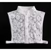 Fake Collar New Women Spring Autumn Versatile Sweaters Fashion Trend Lace Chiffon Popular Western Decorative