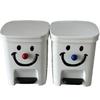 New Smile Clown Trash Can: Large Capacity Foot Pedal Bin with Lid, Stylish Design for Home, Bedroom, Living Room, and Kids' Room
