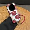 The New Oil Painting Red Flower Is Suitable for Huawei mate11RS Extraordinary Master Mobile Phone Case, Portable Lanyard 11Pro Protective Case