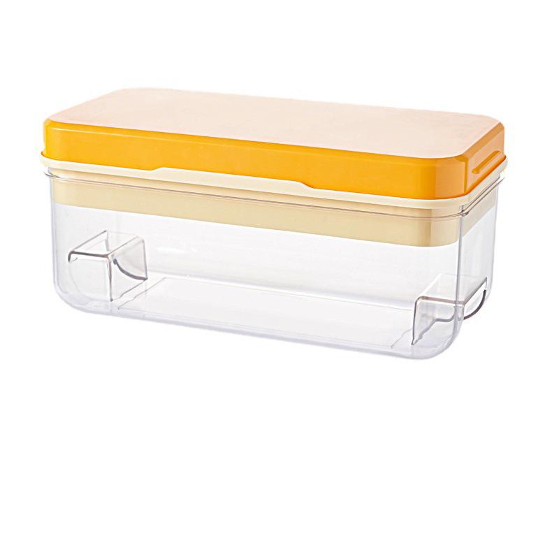 Soft-Press Ice Tray: Easy Release, Food-Grade Material, Large Capacity Ice Storage Box