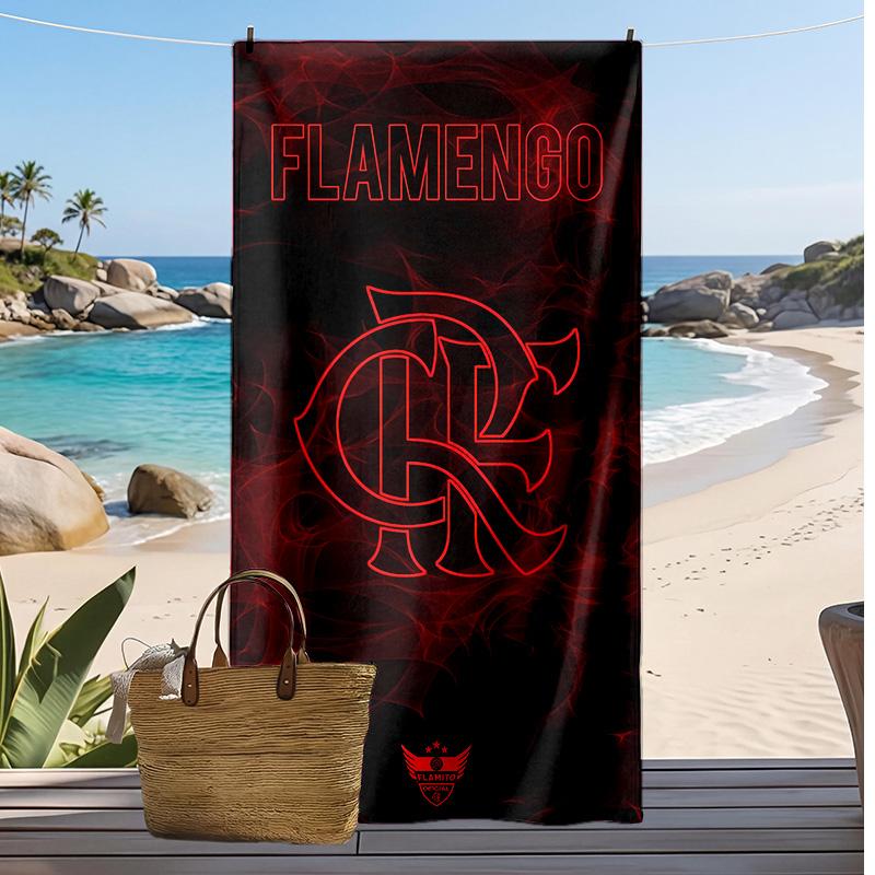Toalla de Playa Impresa del Flamengo Secado Rápido Suave Portátil Grande Rectangular Manta de Playa para Viajes Piscina