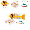 Fishbone Matching Toy Fine Motor,Creative,Developmental Game Color Sorting for Boy Girls