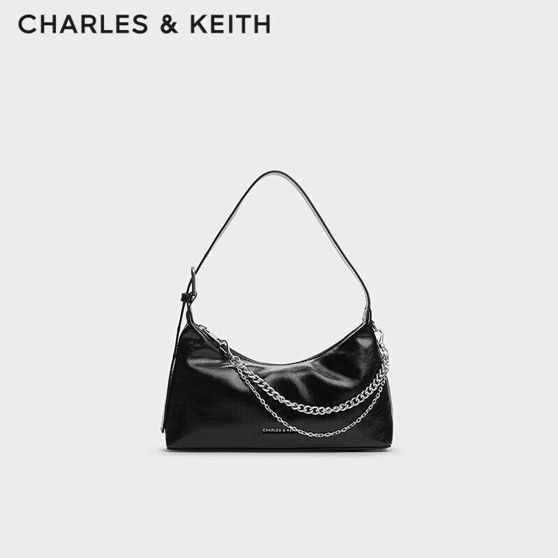 

Плечевая сумка CHARLES&KEITH с молнией и складками