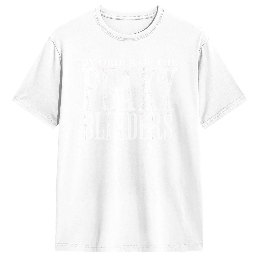 TvSerie Peaky Blinders T Shirt Summer  Hip Hop TShirts Men Cotton Crew Neck Plus Size Clothing ShortSleeved Vintage Tops
