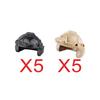 USSR USA UK Japanese Military Building Blocks Accessories Character Soldier Helmet Toy Hats And Helmets Mini Brick Army S022 DIY