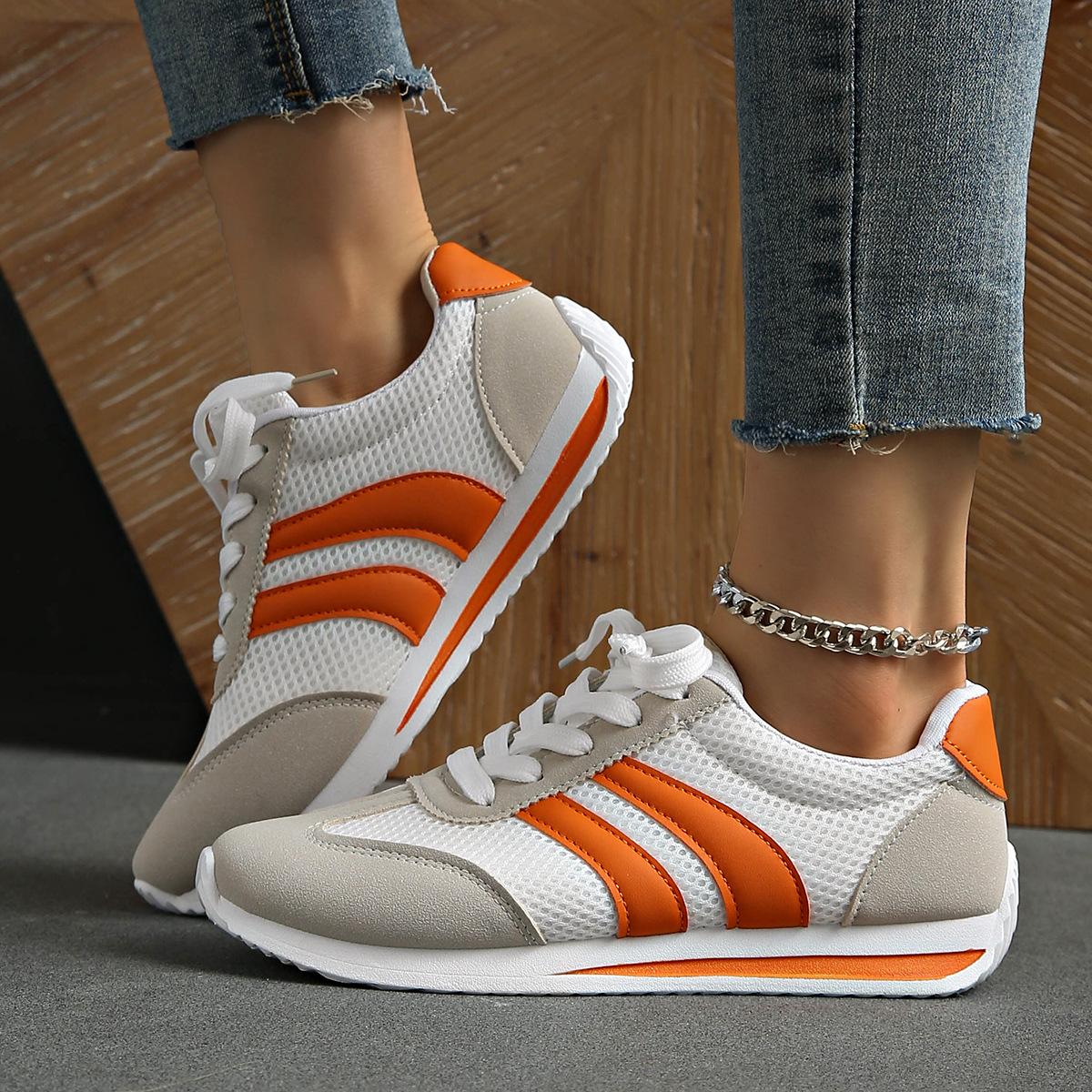 

Fashion Women s Lightweight Fashion Sneakers Comfort Non Slip Casual Sports Shoes Woman Striped Mesh Breathable Platform Sneakers 42