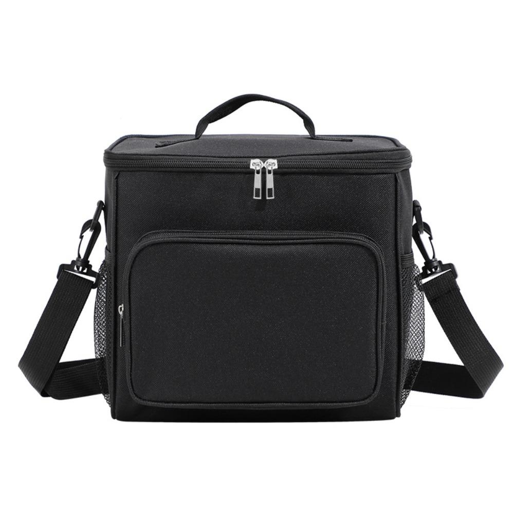 Ox Cloth Tote Square Bag Large Capacity Food Warm Thermal Bag Sweet Insulated Lunch Bag  Picnic