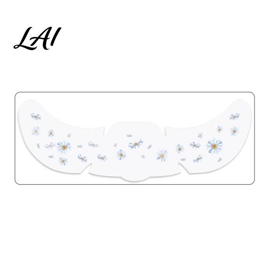 Party Tattoo Stickers Waterproof Temporary Sticker for Face Women Girls Face Easy Apply Decal Decorative Fake Valentine's Day Wedding Parties