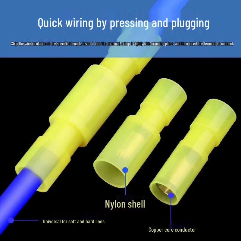 Nylon Insulated Male Female Quick Wire Connectors