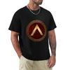 Lacedaemonian Lambda Ancient Spartan Shield Tshirt Big Size Simple Tshirt