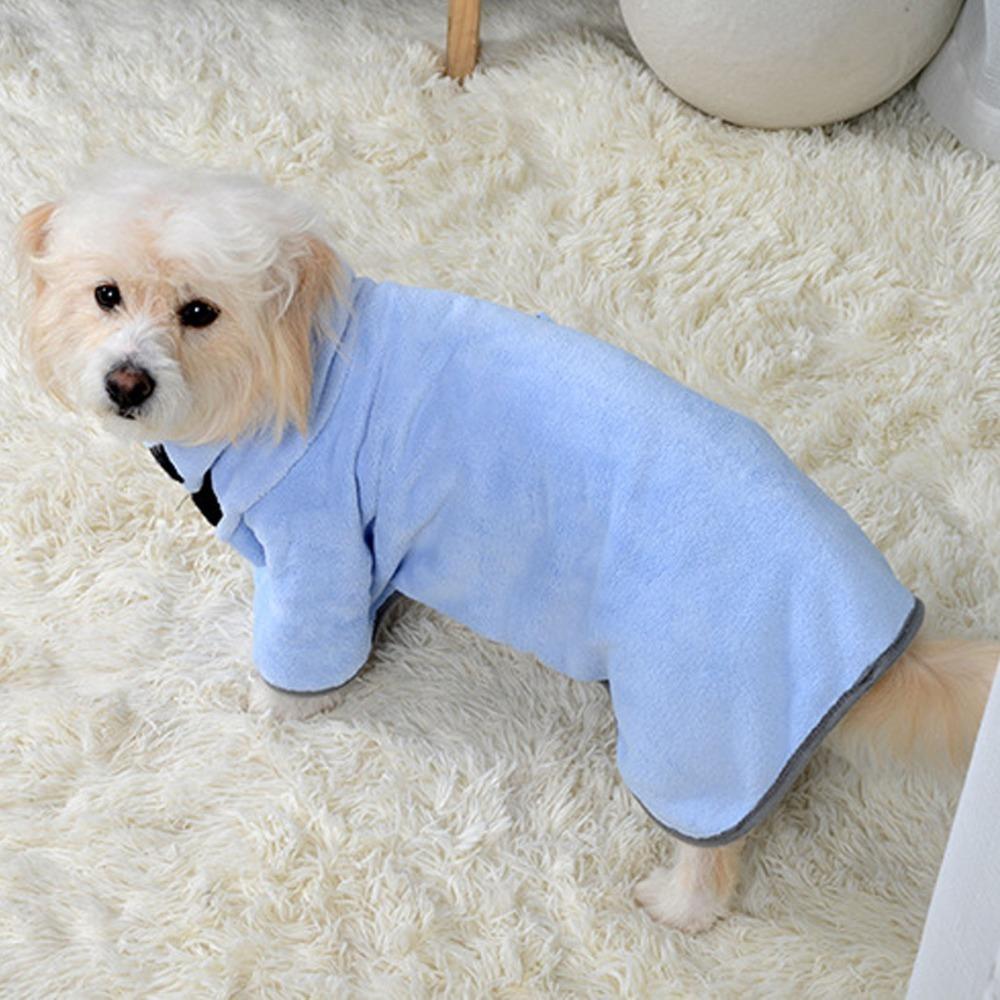 Solid Tone Shades Absorbent Pet Towel Microfiber Fabric Fast Drying Pet Wrap Pet Grooming Care
