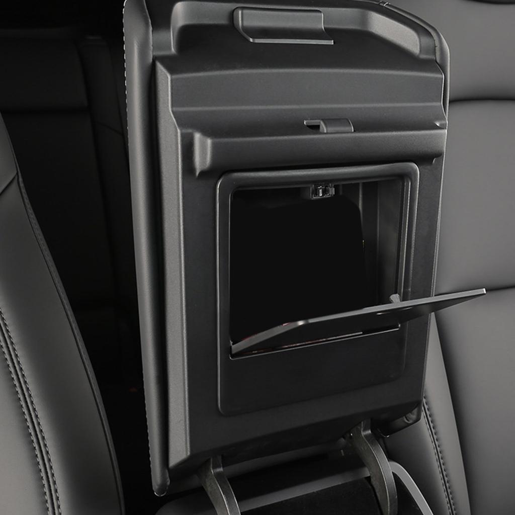 Stealthy Car Center Console Storage Tray For Privacy Protective Interior Organizer Concealed Compartment Plastic Design