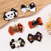 Halloween Cartoon Spider Pumpkin Hair Clip Black Cat Skull Hair Accessories For Girls Day Dress Up Party Decor Gifts