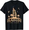 Habibi Come To Dubai Funny Rich Arab Money Stack Dubai T-Shirt