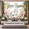 Pferd (28) Thema Personalisierte Wandteppich Benutzerdefinierter Name Text Wandbehang Tapisserie Haus Hintergrund Dekoration