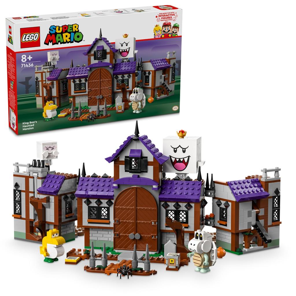 LEGO Super Mario King Ghost Museum Toy Present Birthday Block Christmas Boys Girls Children 8 Years Old 9 Years Old 10 Years Old Elementary School