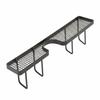No-Drill Faucet Sink Shelf Large Capacity Faucet Drain Organizer Sink Drying Rack  Mirror Front