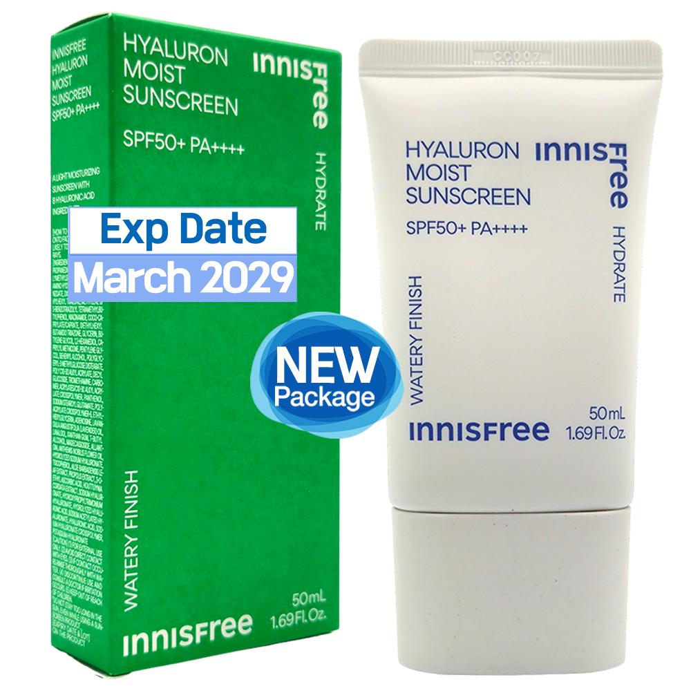 

[INNISFREE] Увлажняющий солнцезащитный крем с гиалуроном, 50 мл (SPF50 + / PA ++++) 1pc + Sample Gifts