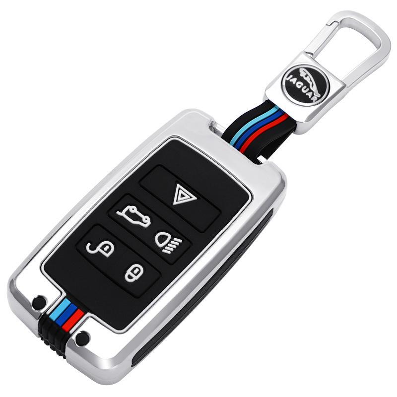 Jaguar Key Case for XFL, New E-Pace, XF, F-Type, XE, XJL, XEL – Metal Shell & Buckle.