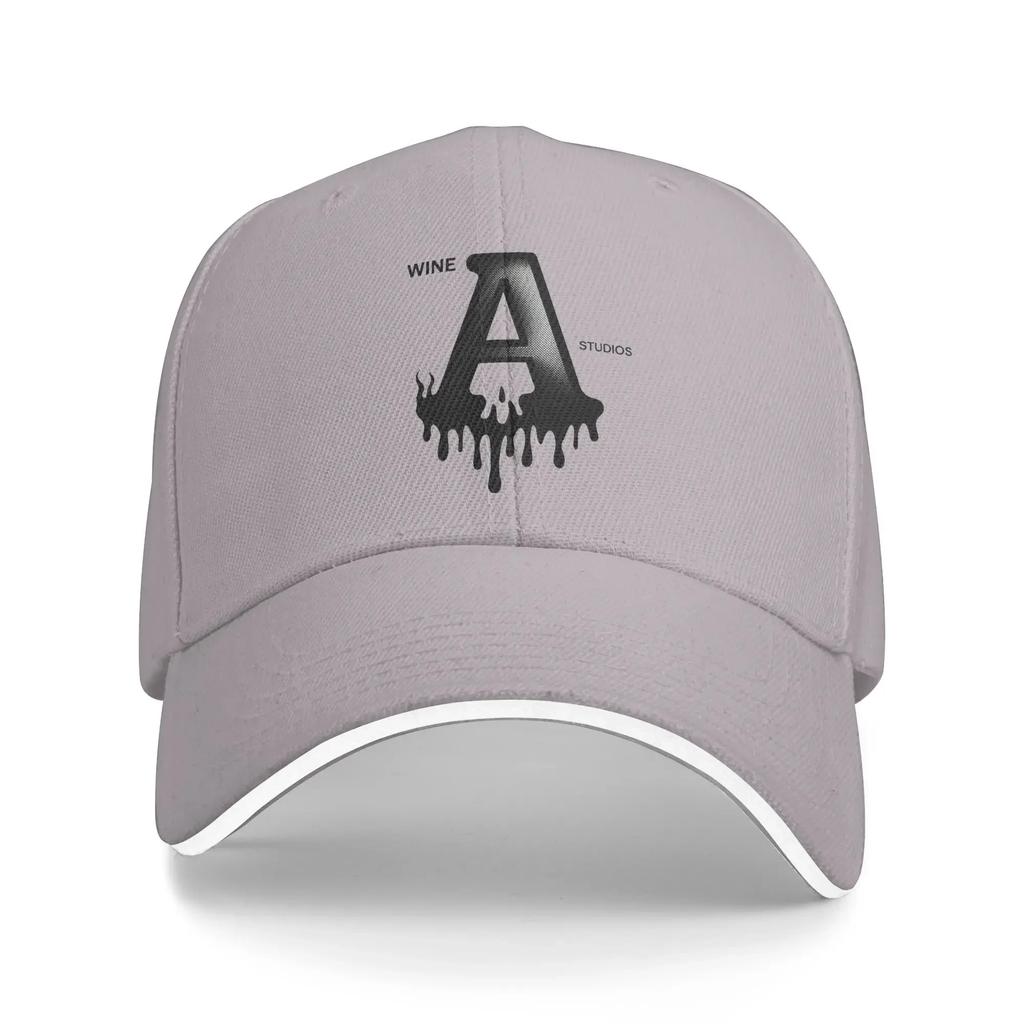 Summer Wine Studios A Baseball Cap Outdoor Sport Classic Print Sun Trucker Hat Unisex Women Breathable Snapback Cap
