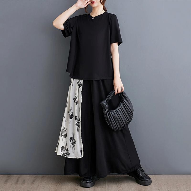 Xitao Lose Sets mit Patchwork-Print ZMY1268