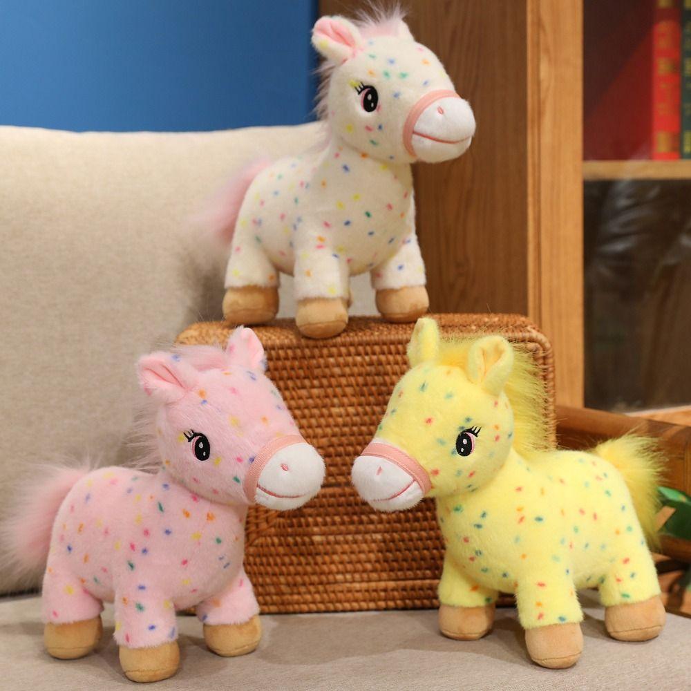 Soft Horse Mascot Stuffed Animal Lucky Horse Horse Plush Doll Pentant  Year of Horse