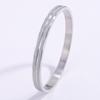 Anti-Tarnish Roman Numeral Crystal Bangle - Available Individually or As a Pair