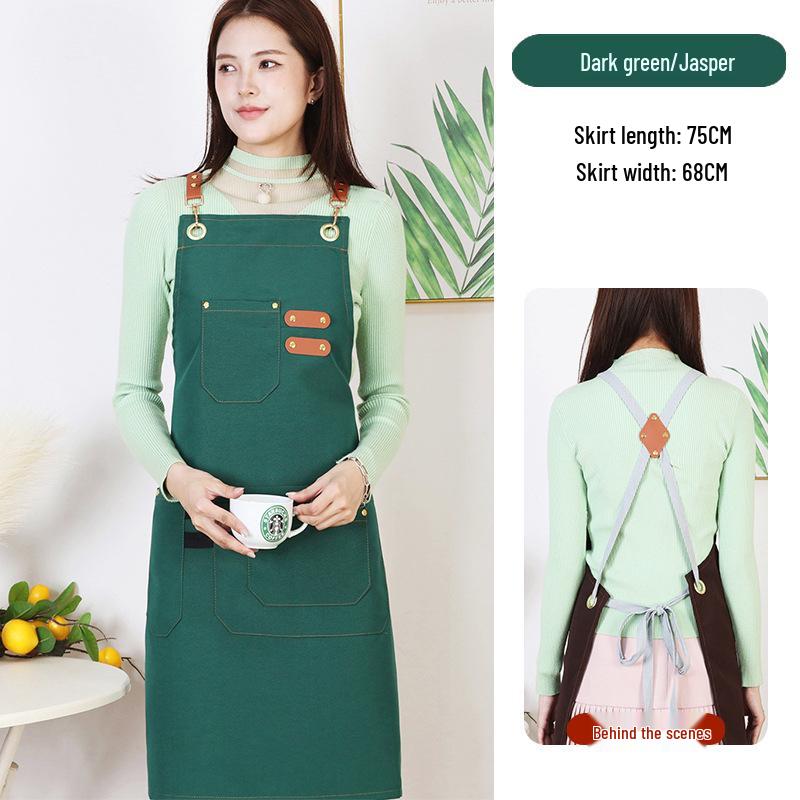 Waterproof Oil-Proof Apron for Kitchen, Dining, Restaurant, Gardening, or Work with Custom Logo Option