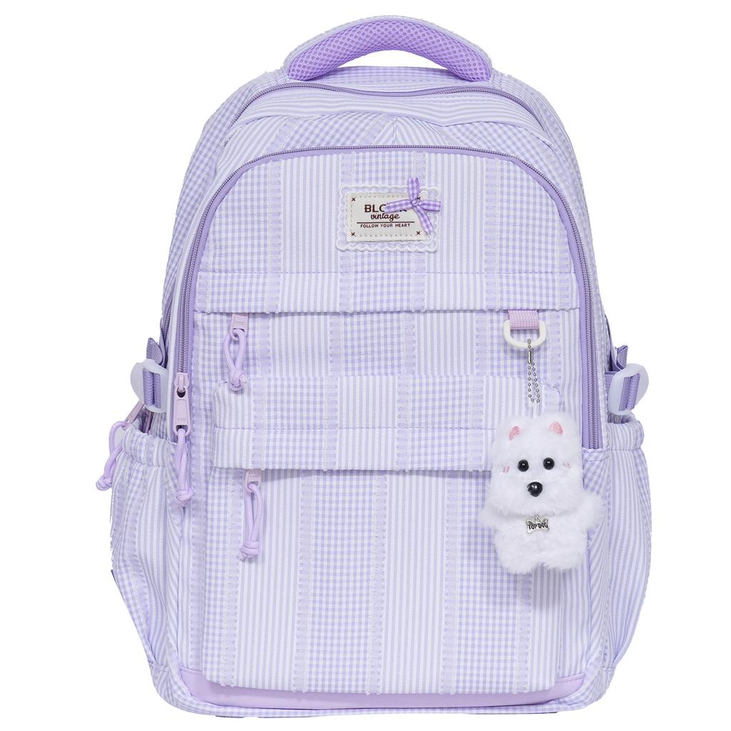 Schoolbag large capacity casual backpack Korean version ins college style schoolbag female junior high school students cute small fresh backpack