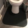 6pcs Adjustable U Shape Toilet Training Mats for Boy,Elderly Washable Bathroom Rugs Commode Mats Quick Installation