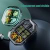 A Beautifully Crafted Box for Pills And Tablets, Jewelry, And Precision Parts, Ideal for Everyday Office And Travel Use