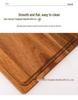 Acacia Wood Cutting Board - Kitchen & Restaurant Wooden Tray for Pizza, Steak, Fruit, and Bread