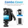 Frame Cage for GoPro MAX 2, PC Metal Protective Frame Housing Case with Silicone Lens Cover for GoPro MAX2 Camera Accessories