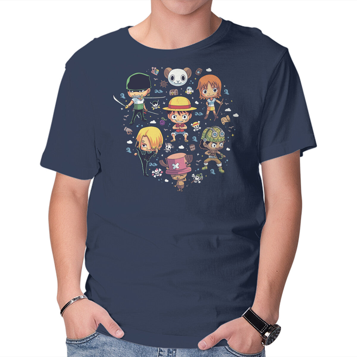 Unisex Crew Neck T-Shirt On The Cruise Graphic Short Sleeve Casual Tee XL