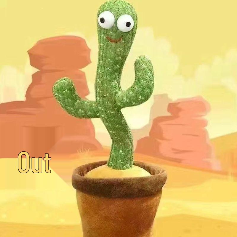 Smart Cactus Toy: Talking, Singing, and Dancing Educational Doll for Kids