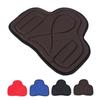 Saddle Pad PU Leather Close Fit Shock Absorbing Thickened Breathable Western Saddle Pad for Equestri