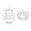 Caravan Rubber Sleeve For Traction Braking Device For ALKO Bellows Gaiter Gator Rubber Sleeve For Alko 161S 251S Trailers