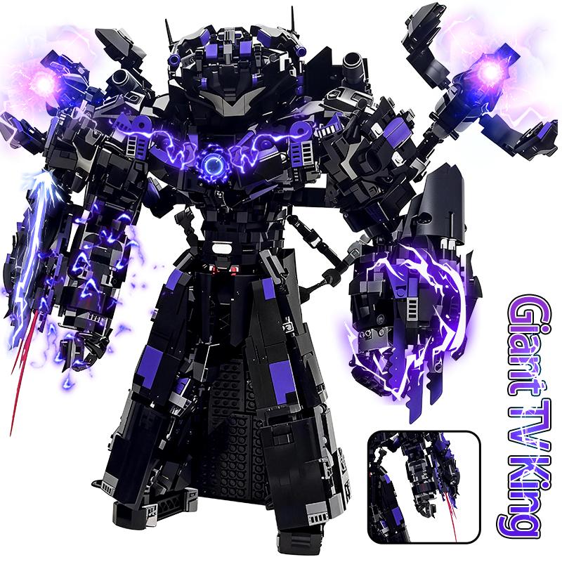 2026 Skibidis Figur Toilette Riesen Speakerman TVman Bausteine, Titan Mecha MOC Steine Spielzeug für Fans Kinder Weihnachten Geburtstag Geschenk