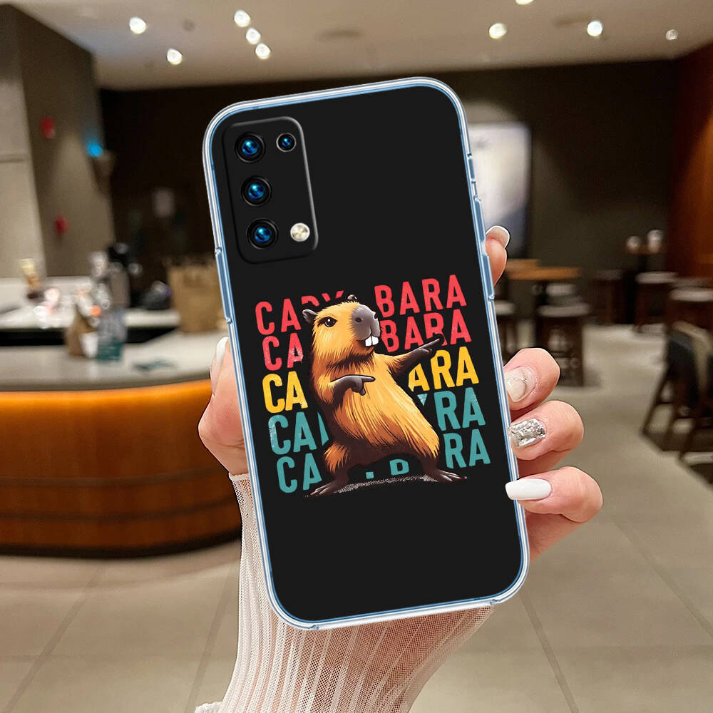 Cartoon Capybara Case for Motorola G10 G20 G04 E30 E40 E22 E20 E13 E15 G22 G23 G05 G75 G35 G55 E22S E7 G6 G7 G8 G9 Plus Power Play