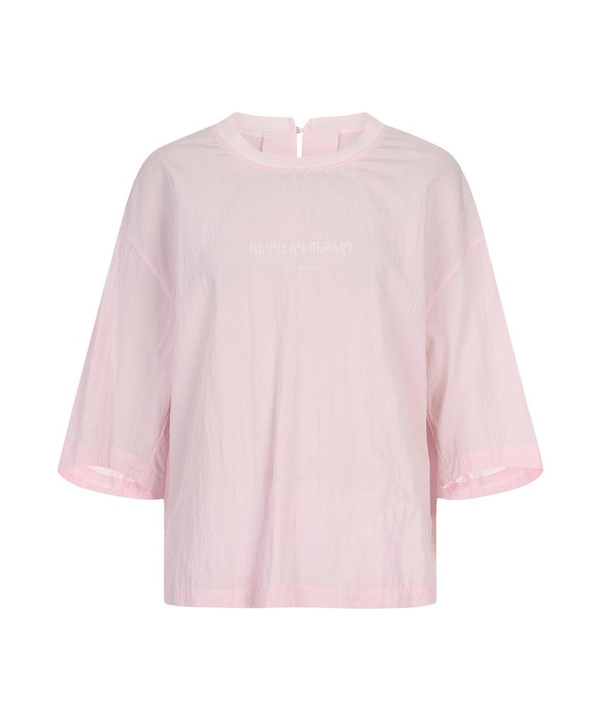 MAREMONTE Loose Fit Short Sleeve Blouse_M244Mbl32S0