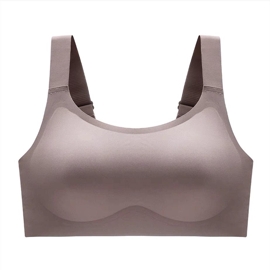Large Size Seamless Bra for Women Comfortable Without Steel Rims with Adjustable Breasts and Anti Sagging Underwear