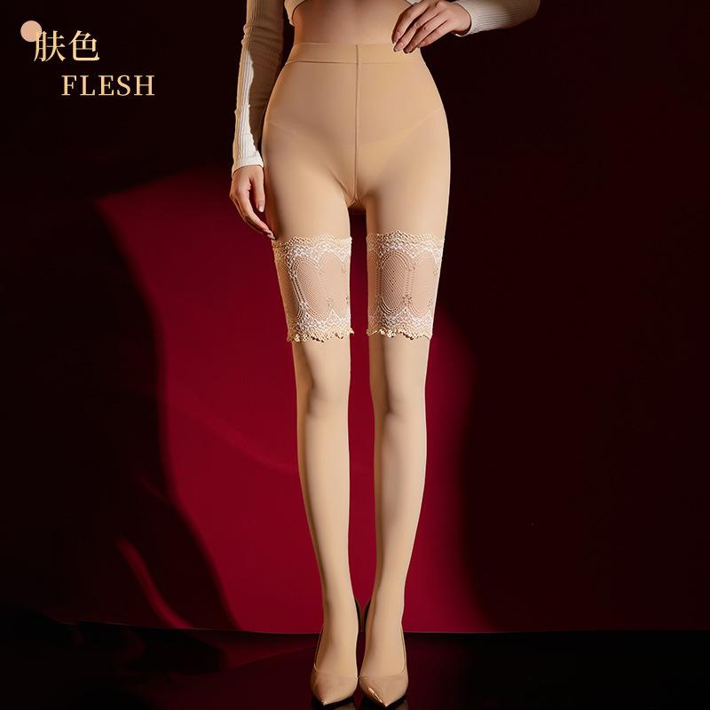 Thick Pantyhose Autumn Winter Stockings Bare Leg Artifact Black Silk Leggings Base Glossy Socks