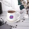 50 New Colorful Tea Cup Graffiti Stickers Personalized Sports DIY Skateboard Suitcase Waterproof Stickers
