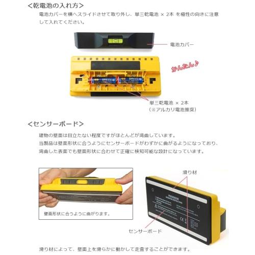 Franklin ProSensor T13, a nationally recognized underlayment sensor for professional underlayment detection. [Japanese instruction manual included]