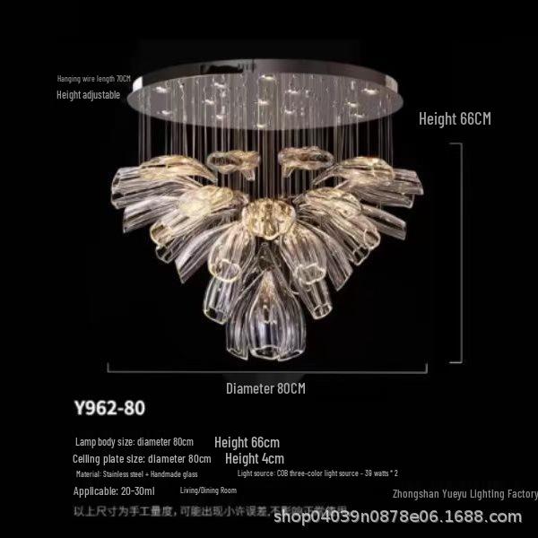 Luxury Crystal Ring Pendant Light for Living Room and Dining Spaces