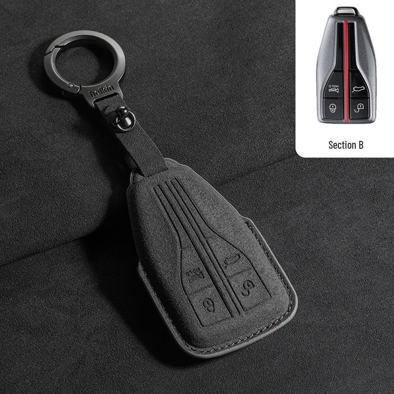 Key Cases for Hongqi Models: HS5, New H5, H9, HS7 - Elegant Protective Designs for Men & Women, Dropshipping Available.