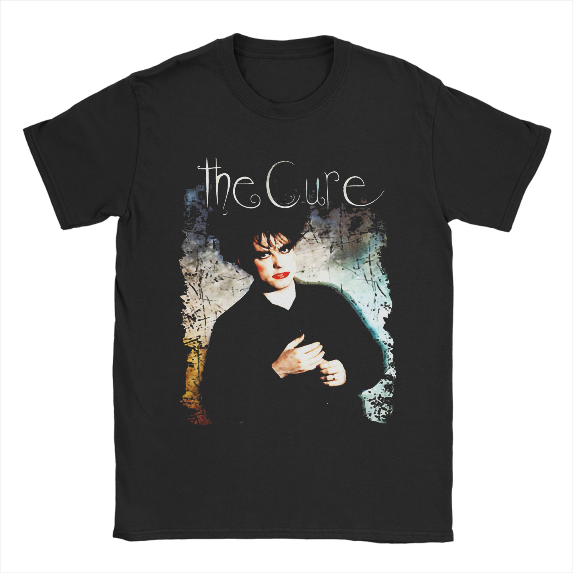 

The Curesd Rock Band Merch Unisex T Shirt Pure Cotton Tee Graphic Printed T-shirt Clothes 4XL