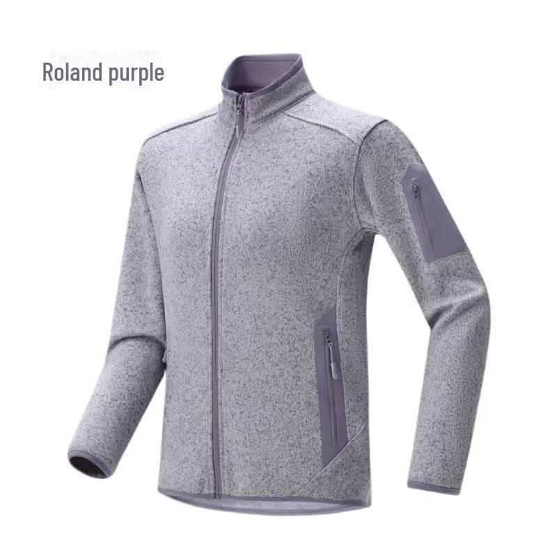 Bird Covert Stand Collar Fleece Jacket - Outdoor Sports & Leisure Wear