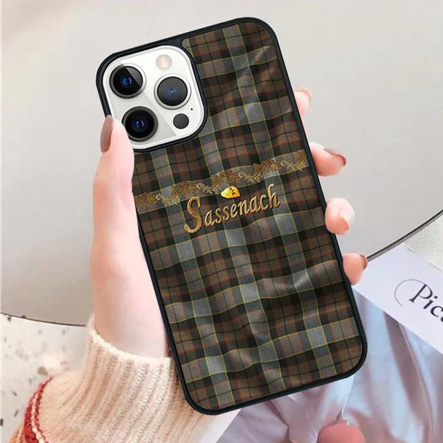 

Outlander Fraser Tartan Plaid Sassenach Phone Case Cover For iPhone 17 Air 15 16 14 Plus 11 12 13 Pro Max Apple max iPhone 17Air