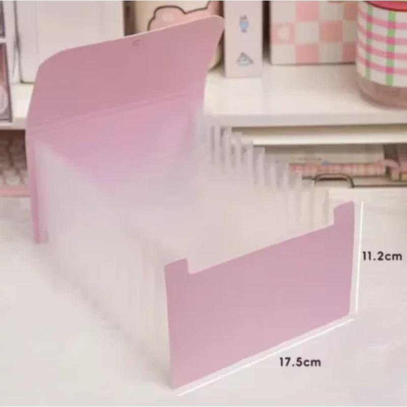 12 слоев канцелярских товаров Наклейки Счета Карты Сбор Хранение Папка Книга Карточки Органайзер Хранение Книга